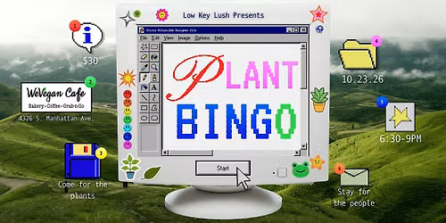 Plant Bingo 10\/23 @ WeVegan Cafe