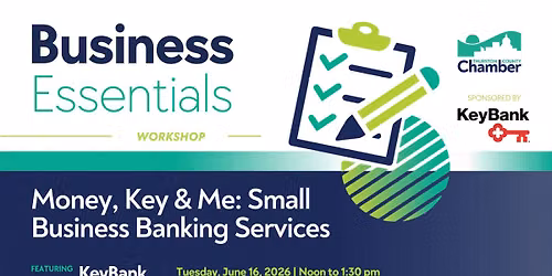 Small Business Workshop: Money, Key & Me: Small Business Banking Services.