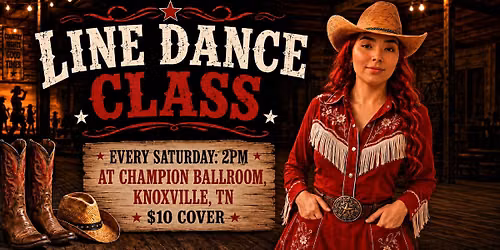 Saturday Line Dance Class with SalsaKnox