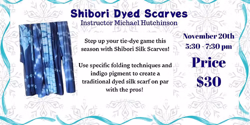 Shibori Dyed Scarves
