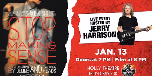 STOP MAKING SENSE A Film by Jonathan Demme and Talking Heads