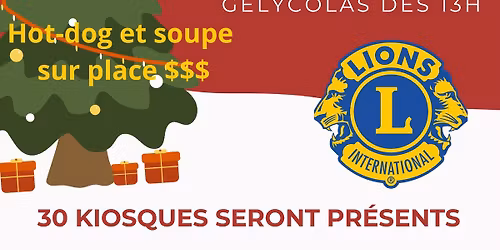 Marché de Noel du club Lions Acton Vale 29 et 30 novembre 2025