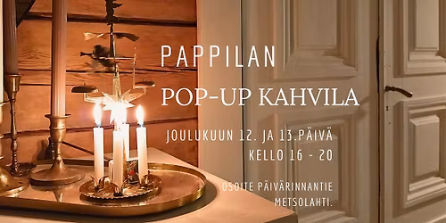 Pappilan pop-up kahvila
