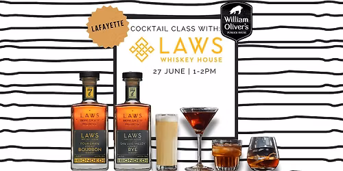 Cocktail Making Class with AD Laws Distillery (Lafayette)