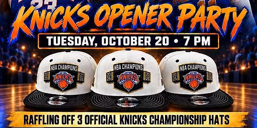 NY Knicks 2026 Opener Watch Party & Ring Presentation Event at Hangar 11