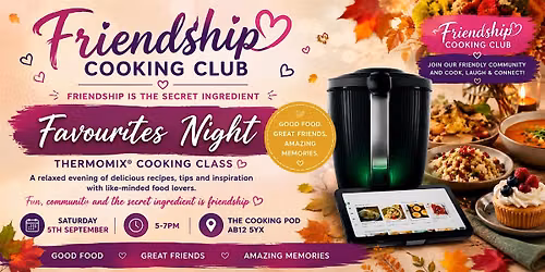 Favourites Night - Thermomix TM7 \u2013 (AB12 5YX)