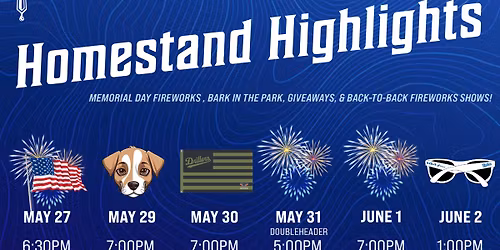 Dog Days Doubleheader at Joe Lee Griffin Field