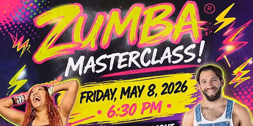 Zumba\u00ae Masterclass with ZJ\u2122 Caressa James & ZES\u2122 Kyle J. Lamprecht