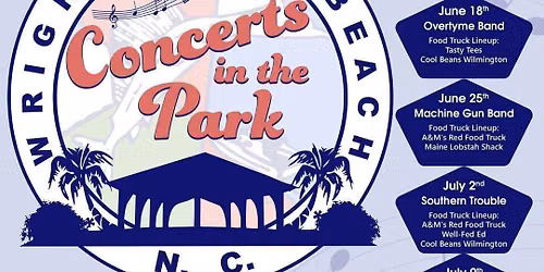 Concerts in the Park Wrightsville Beach with MGB!