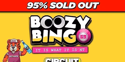 FRESHERS BOOZY BINGO \ud83c\udfb1\ud83d\ude35\u200d\ud83d\udcab\ud83d\udd25\ud83d\udea8 95% SOLD OUT \ud83d\udea8 Cardiff's Biggest Student Bingo! \u2b50\ufe0f 