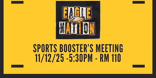 SHS Sports Booster's Meeting
