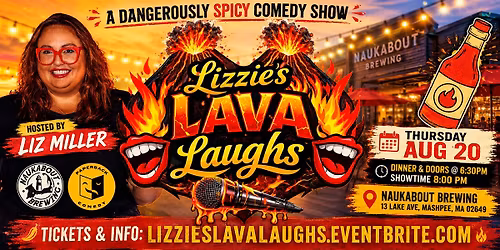 Lizzie's Lava Laughs LIVE @ Naukabout Brewing