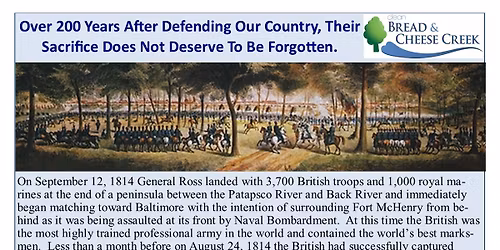 War of 1812 Mounments and Parks Cleanup