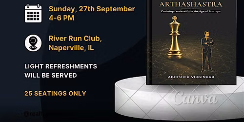 The Entrepreneur's Arthashastra | Book Launch | Naperville, IL