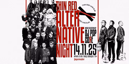 Thin Red ALTERNATIVE Night with DJ POP CO\u042fE at Thin Red Line Bar - 14.11.2025