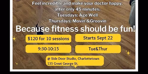 Age Well Daytime Classes Begin! 