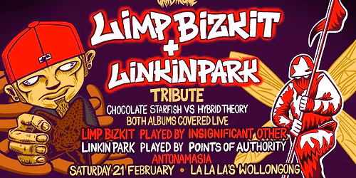 Limp Bizkit and Linkin Park tribute Wollongong
