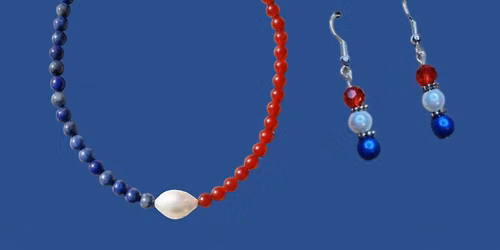 Jewelry Club: A Monthly Workshop - Patriotic Jewelry Set