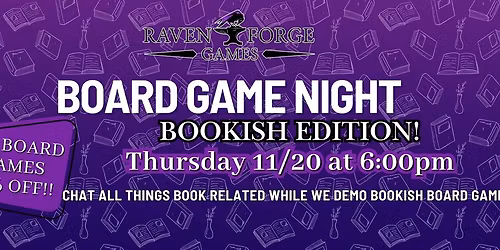Board Game Night: Bookish Edition!