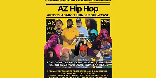Arizona Hip Hop Artists Against Hunger Showcase @ 191 Toole