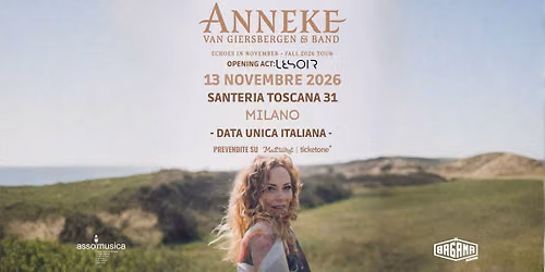 ANNEKE VAN GIERSBERGEN & BAND - Echoes in November \u2022 Live @ Santeria Toscana 31 (MI)