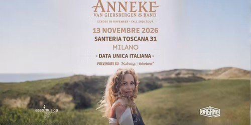 ANNEKE VAN GIERSBERGEN & BAND - Echoes in November \u2022 Live @ Santeria Toscana 31 (MI)