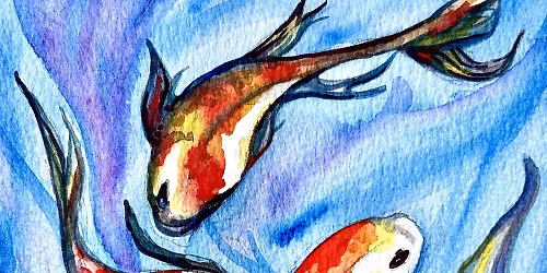 Koi in Motion: Watercolor Painting Workshop