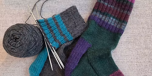 Knitting socks!