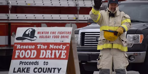 Mentor Fire Rescue the Needy Food Drive