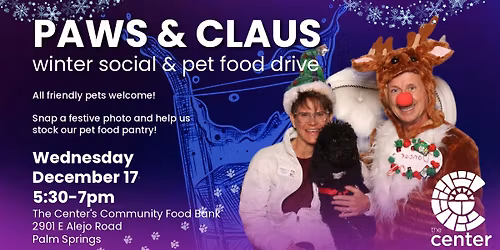Paws & Claus Winter Social and Pet Food Drive