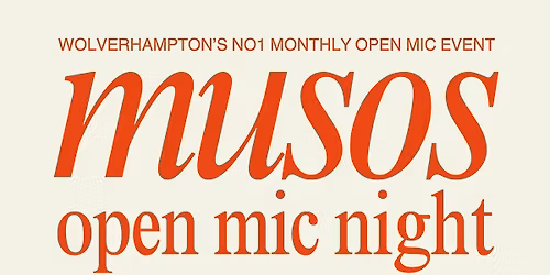 musos Open Mic Night | Wolverhampton\u2019s No.1 Monthly Open Mic Event