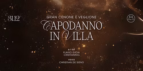 CAPODANNO IN VILLA ITALIA