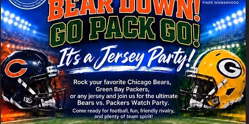 Bear Down!  Go Pack Go! Jersey Party