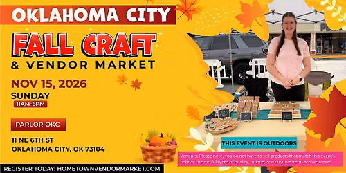 Oklahoma City Fall Craft & Vendor Market