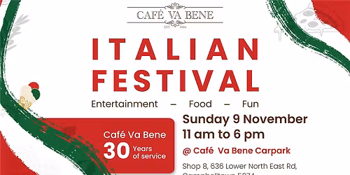 Carnevale @ Cafe Va Bene