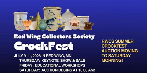 2026 RWCS CrockFest in Red Wing, MN