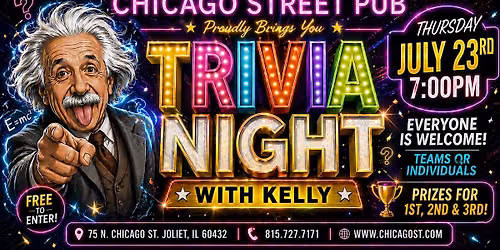 Trivia with Kelly at Chicago Street Pub