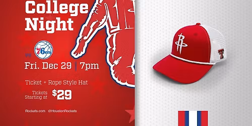 Houston Rockets at Philadelphia 76ers at Xfinity Mobile Arena