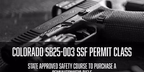 Brighton CO - Specified Semiautomatic Firearms Class (4-Hour)