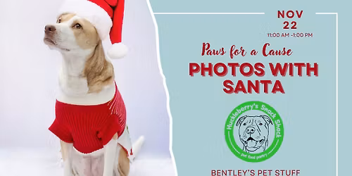 Frankfort: \ud83c\udf85\ud83d\udcf8 Santa Photos & Fundraiser for Huckleberry's Snack Shack! \ud83c\udf84\ud83d\udc3e