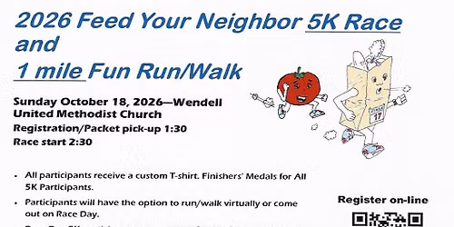 Feed Your Neighbor 5K Race & 1 Mile Fun Run\/Walk