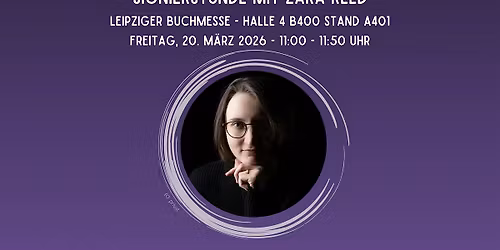 Signierstunde mit Zara Reed auf der Leipziger Buchmesse