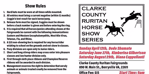 Clarke County Ruritan Horse Show Series