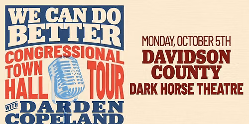 DAVIDSON COUNTY: We Can Do Better Townhall