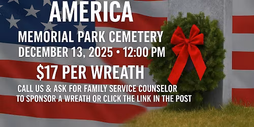 Wreaths Across America - Memorial Park