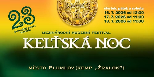 KELTSK\u00c1 NOC 2026 - Plumlov