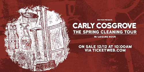 Carly Cosgrove The Spring Cleaning Tour, Chicago