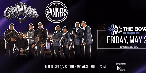 The Commodores & The Spinners LIVE at The Bowl