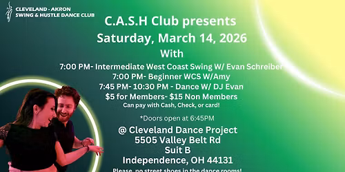 C.A.S.H. Club- March Dance