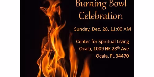 Burning Bowl Ceremony with Rev. Cindy Grimes